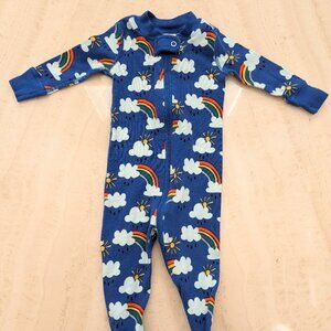 Hanna Andersson footies - rainbow (3-6M)
